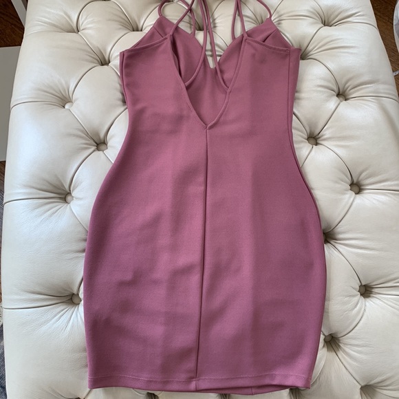 👗Windsor Strappy Mini Dress Mauve Color Size S👗 - Picture 7 of 9